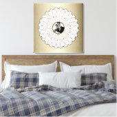 Hochzeit oder Jubiläum Foto Personalisiert Leinwanddruck (Insitu (Schlafzimmer))