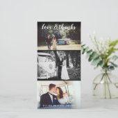 Hochzeit oder Sonderveranstaltung Vielen Dank für Dankeskarte (Stehend Vorderseite)