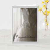 Hochzeit oder Verlobung Glückwunsch, Dusche Karte (Gelbe Blume)