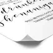 Hochzeit Offene Bar, betrunkene Shenanigans unters Poster (Ecke)