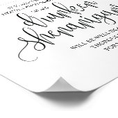 Hochzeit Offene Bar, betrunkene Shenanigans unters Poster (Ecke)