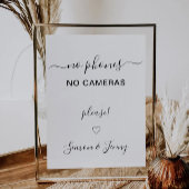 Hochzeit ohne Geräte Zeichen, keine Telefone ohne Einladung