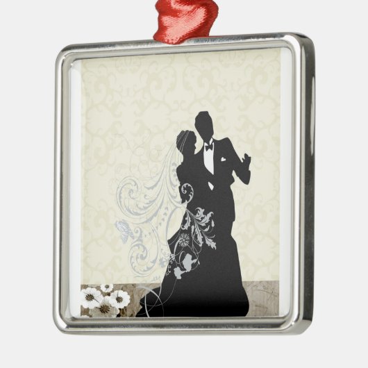 Hochzeit Ornament Aus Metall (Links)