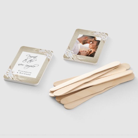 Hochzeit Pampas Grass Boho Foto Fächer (Non-assembled)