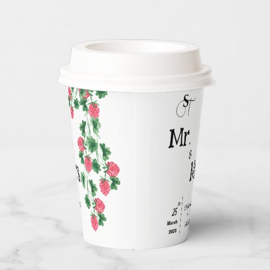 Hochzeit Pappbecher (Rechts)