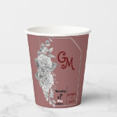 Hochzeit Pappbecher (Vorderseite)