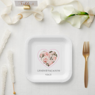 Hochzeit Pappteller