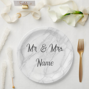 Hochzeit Pappteller