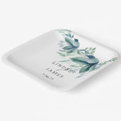 Hochzeit Pappteller (Gewinkelt)