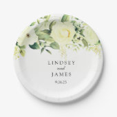 Hochzeit Pappteller (Vorderseite)