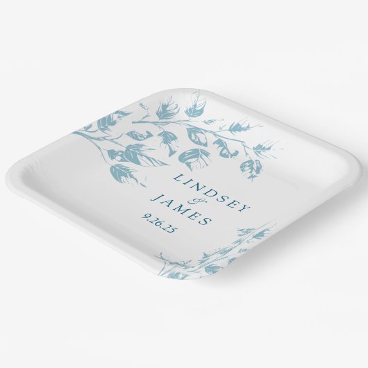 Hochzeit Pappteller (Gewinkelt)