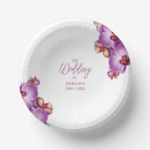 Hochzeit Pappteller (Vorderseite)