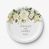 Hochzeit Pappteller (Vorderseite)