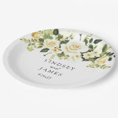 Hochzeit Pappteller (Schrägansicht)