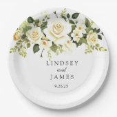 Hochzeit Pappteller (Vorderseite)