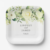 Hochzeit Pappteller (Vorderseite)