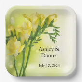 Hochzeit Pappteller (Vorderseite)