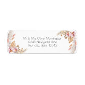 Hochzeit | Pastellrosa Elfenbein Pampas Grass (Vorne)