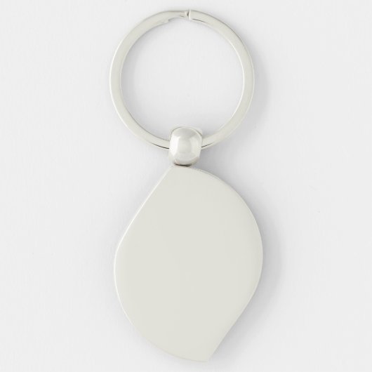 Hochzeit personalisiert mit Monogramm Schlüsselanhänger (Rückseite)