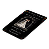 Hochzeit Personalisierter Einladender Cartoon auf  Magnet (Linke Seite)