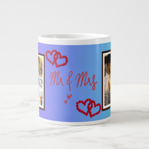 Hochzeit, personalisiertes Geschenk Jumbo-Tasse