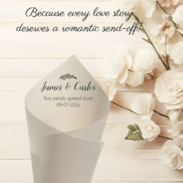 Hochzeit Petal Cones Holders Confetti Toss Zeremon