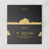 Hochzeit Platzkarte (Außenseite Aufgefaltet)