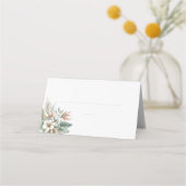 Hochzeit Platzkarten Wasserfarbe Tropische Eleganc (Rückseite)