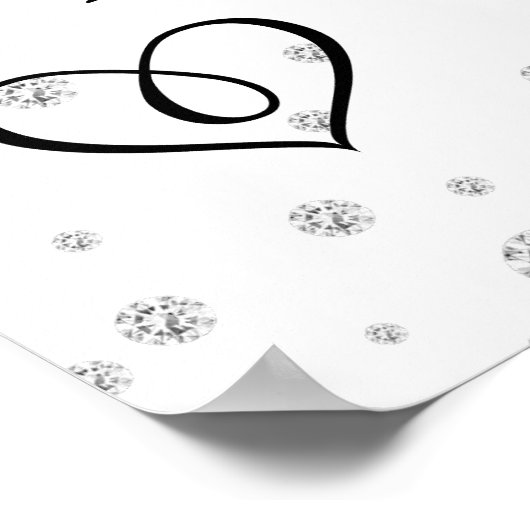 Hochzeit Poster (Ecke)