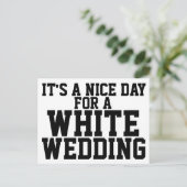 HOCHZEIT POSTKARTE (Stehend Vorderseite)