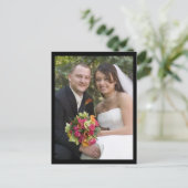 Hochzeit Postkarte (Stehend Vorderseite)