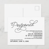 Hochzeit Postkarte verschoben (Vorne/Hinten)