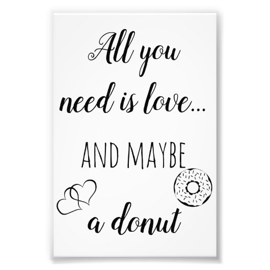 Hochzeit/Probe Dessert Tafelzeichen Fotodruck (Vorne)