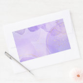 Hochzeit/Produkt/Name/Firmenzeichen Rechteckiger Aufkleber (Umschlag)