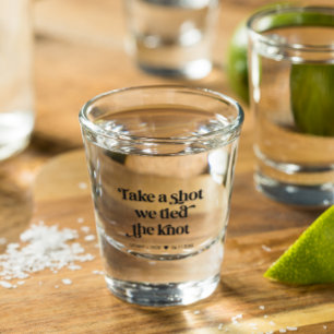 Hochzeit - Prost aufs Jawort Schnapsglas