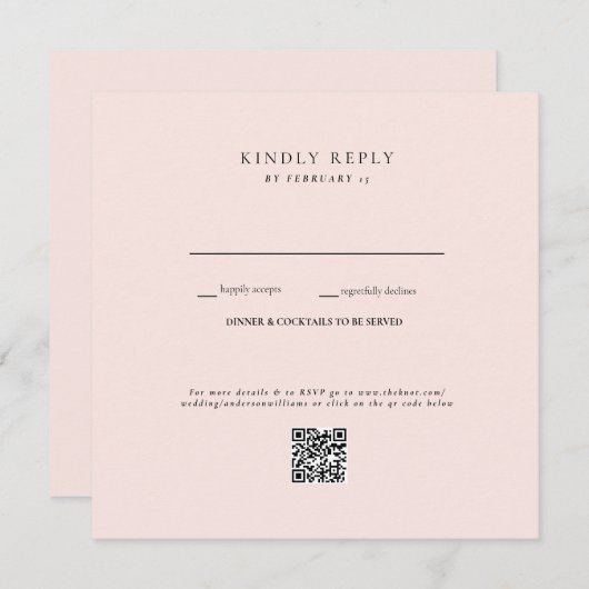 Hochzeit QR Code UAWG (Vorne/Hinten)