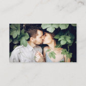 Hochzeit QR Foto Eucalyptus Green UAWG Begleitkarte (Rückseite)