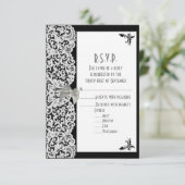 Hochzeit R.S.V.P. RSVP Karte (Stehend Vorderseite)