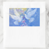 Hochzeit Rechteckiger Aufkleber (Tasche)