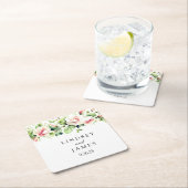 Hochzeit Rechteckiger Pappuntersetzer (Vor Ort)