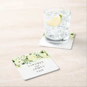 Hochzeit Rechteckiger Pappuntersetzer (Vor Ort)