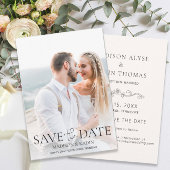 Hochzeit Rett Date Foto Elegantes Skript Save The Date