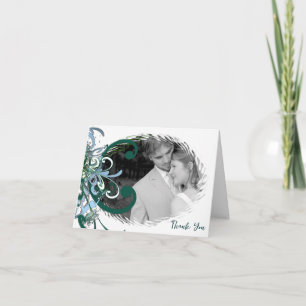 Hochzeit Rette Ihr Foto Dankeskarte