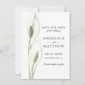 Hochzeit retten das Datum White Peace Calla Lily Save The Date (Vorderseite)