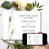 Hochzeit retten das Datum White Peace Calla Lily Save The Date