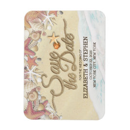 Hochzeit retten Sommersommer Sandstrand Starfish Magnet