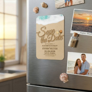 Hochzeit retten Sommersommer Sandstrand Starfish Magnet