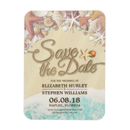 Hochzeit retten Sommersommer Sandstrand Starfish Magnet