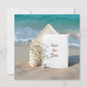Hochzeit Rettet das Datum mit Seestern Save The Date (Vorderseite)