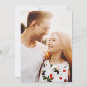 Hochzeit rettet das Datum Save The Date (Rückseite)